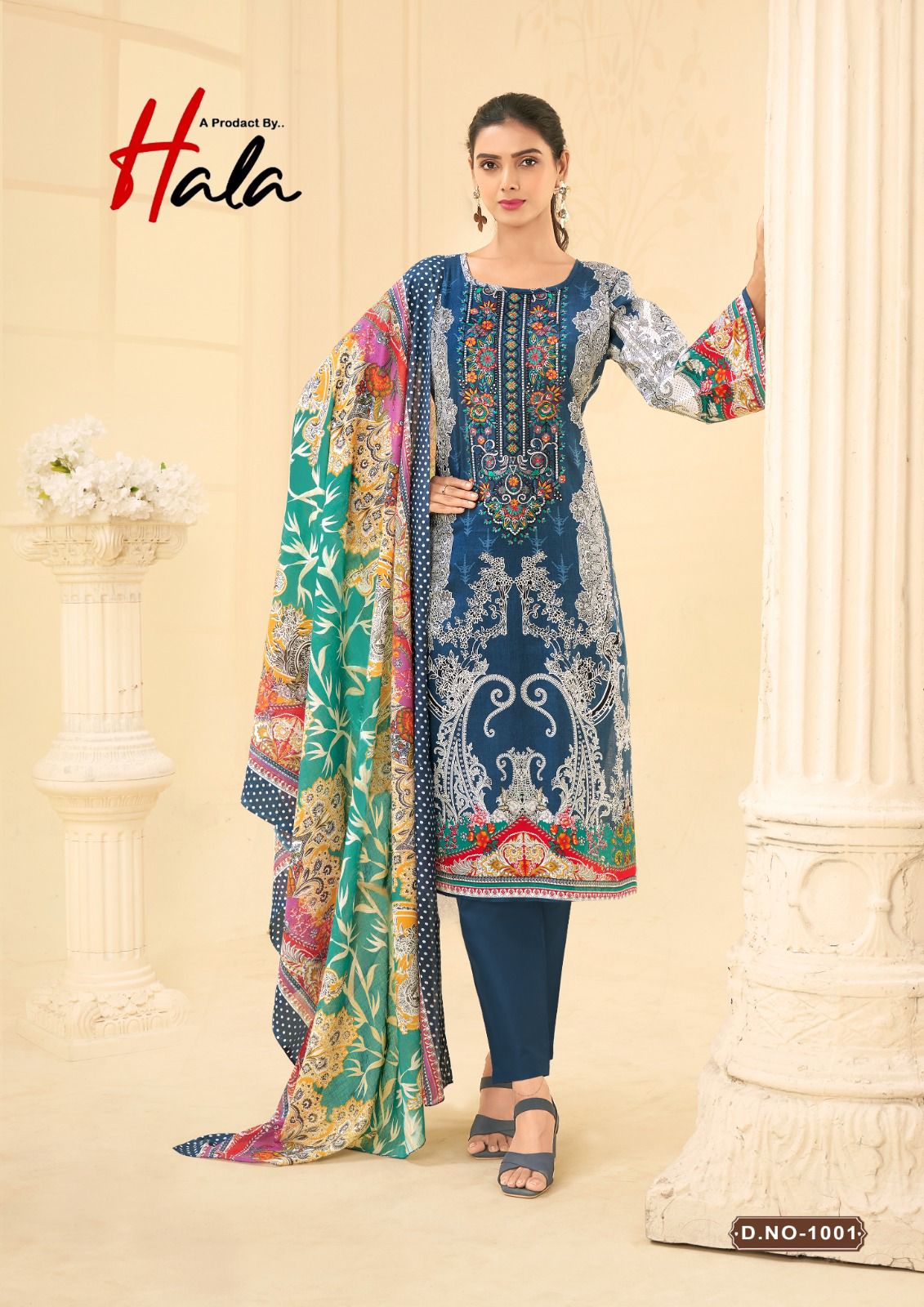 HALA NAIRA VOL 1 PURE COTTON SUITS CATALOGUE