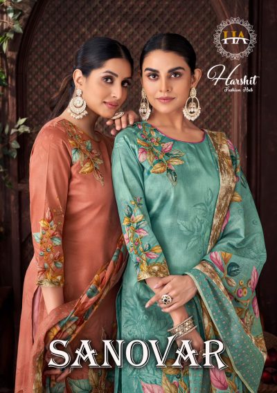 HARSHIT FASHION SANOVAR PURE ZAM COTTON SUITS