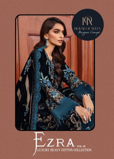 HOUSE OF AYEZA EZRA VOL 1 COTTON KARACHI SUTIS