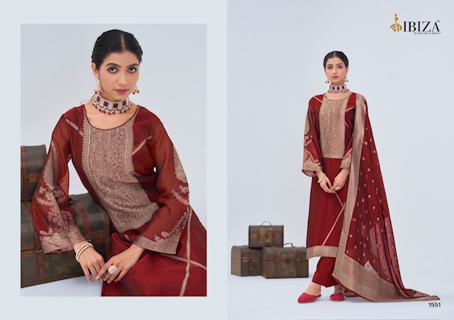 IBIZA ANTRA BANGLORY SILK SALWAR SUIT WHOLESALER