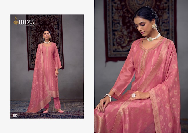 IBIZA KALIKA SILK FANCY SALWAR SUIT WHOLESALER