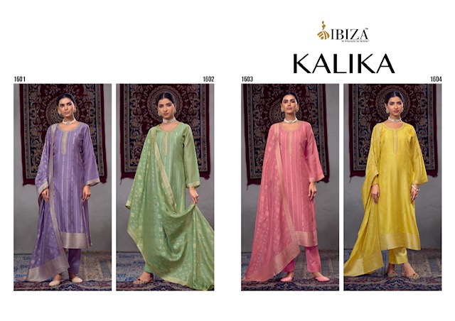 IBIZA KALIKA SILK FANCY SALWAR SUIT WHOLESALER