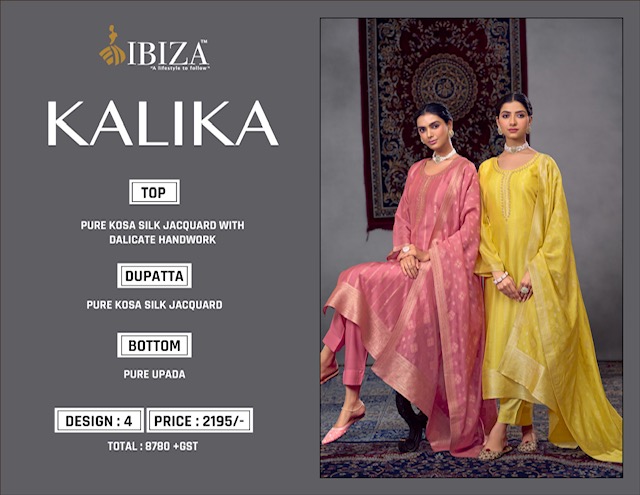 IBIZA KALIKA SILK FANCY SALWAR SUIT WHOLESALER