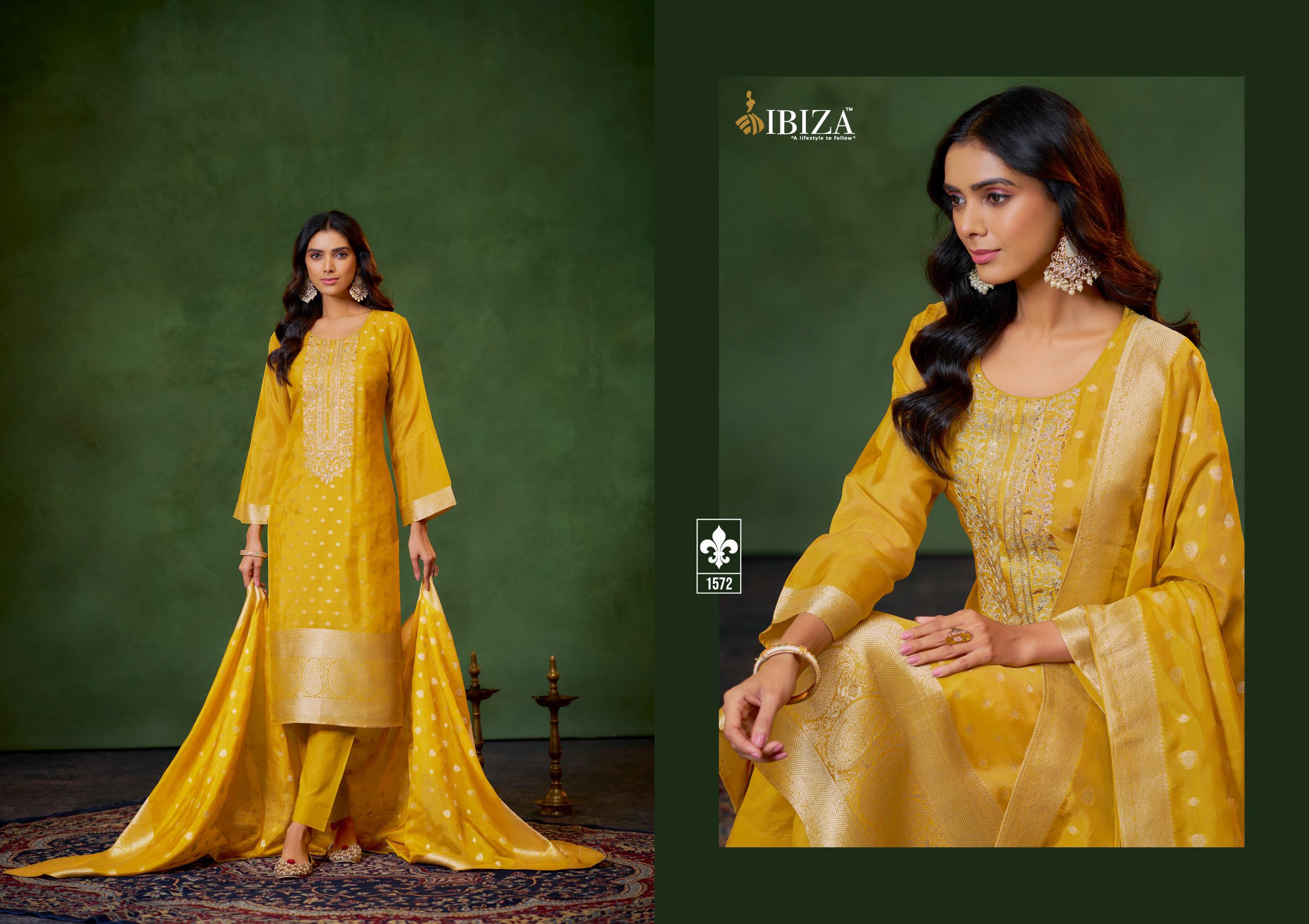 IBIZA PRAKRITI PURE BANGALORI SILK SUITS SETS