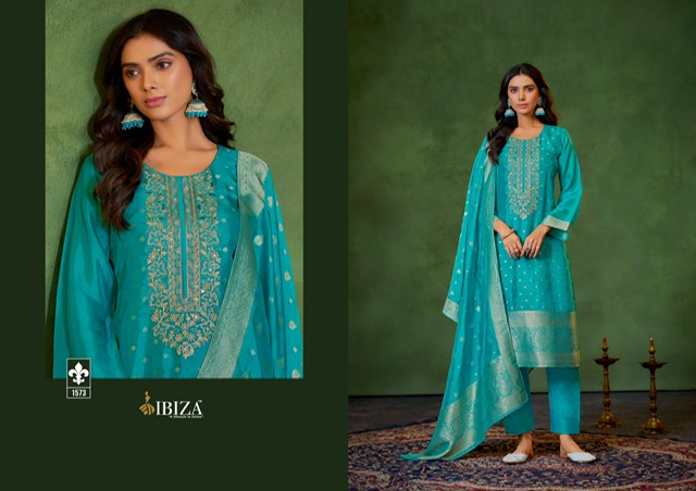 IBIZA PRAKRITI PURE BANGALORI SILK SUITS SETS