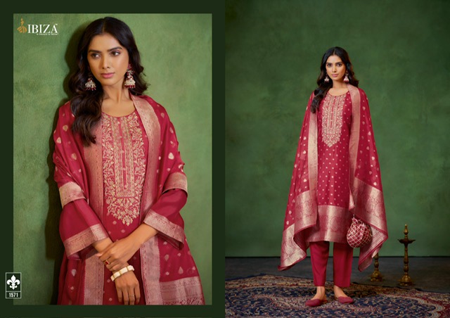 IBIZA PRAKRITI PURE BANGALORI SILK SUITS SETS