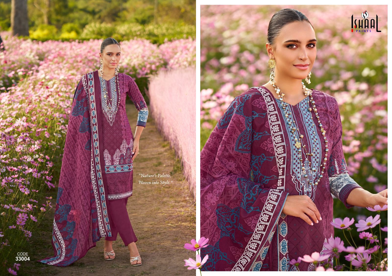 ISHAAL PRINTS GULMOHAR VOL 33 COTTON PRINTED SUITS