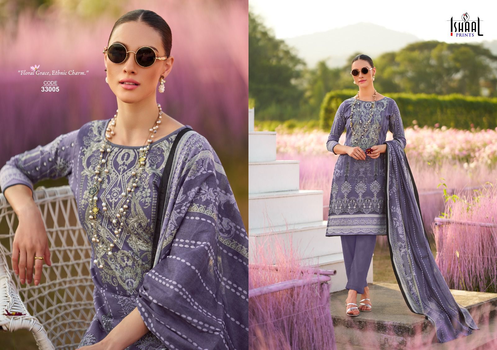 ISHAAL PRINTS GULMOHAR VOL 33 COTTON PRINTED SUITS