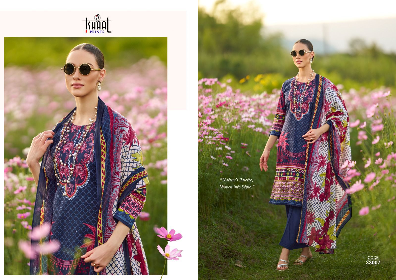 ISHAAL PRINTS GULMOHAR VOL 33 COTTON PRINTED SUITS