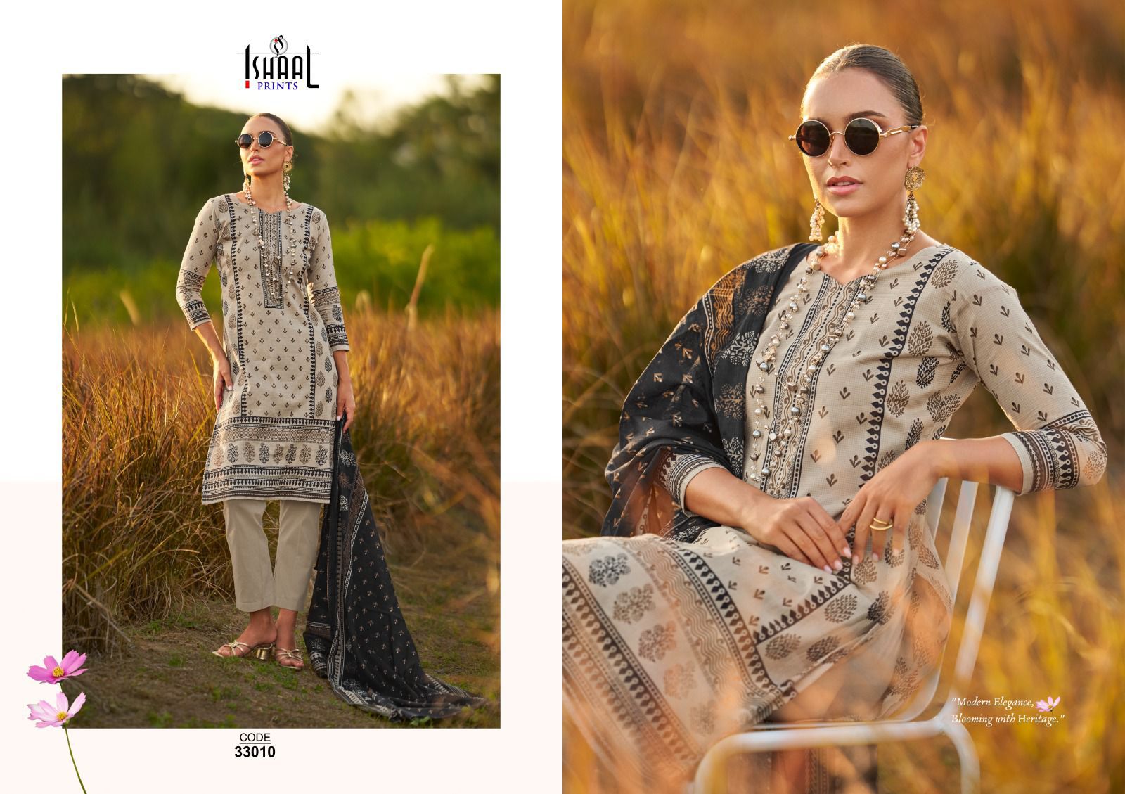 ISHAAL PRINTS GULMOHAR VOL 33 COTTON PRINTED SUITS