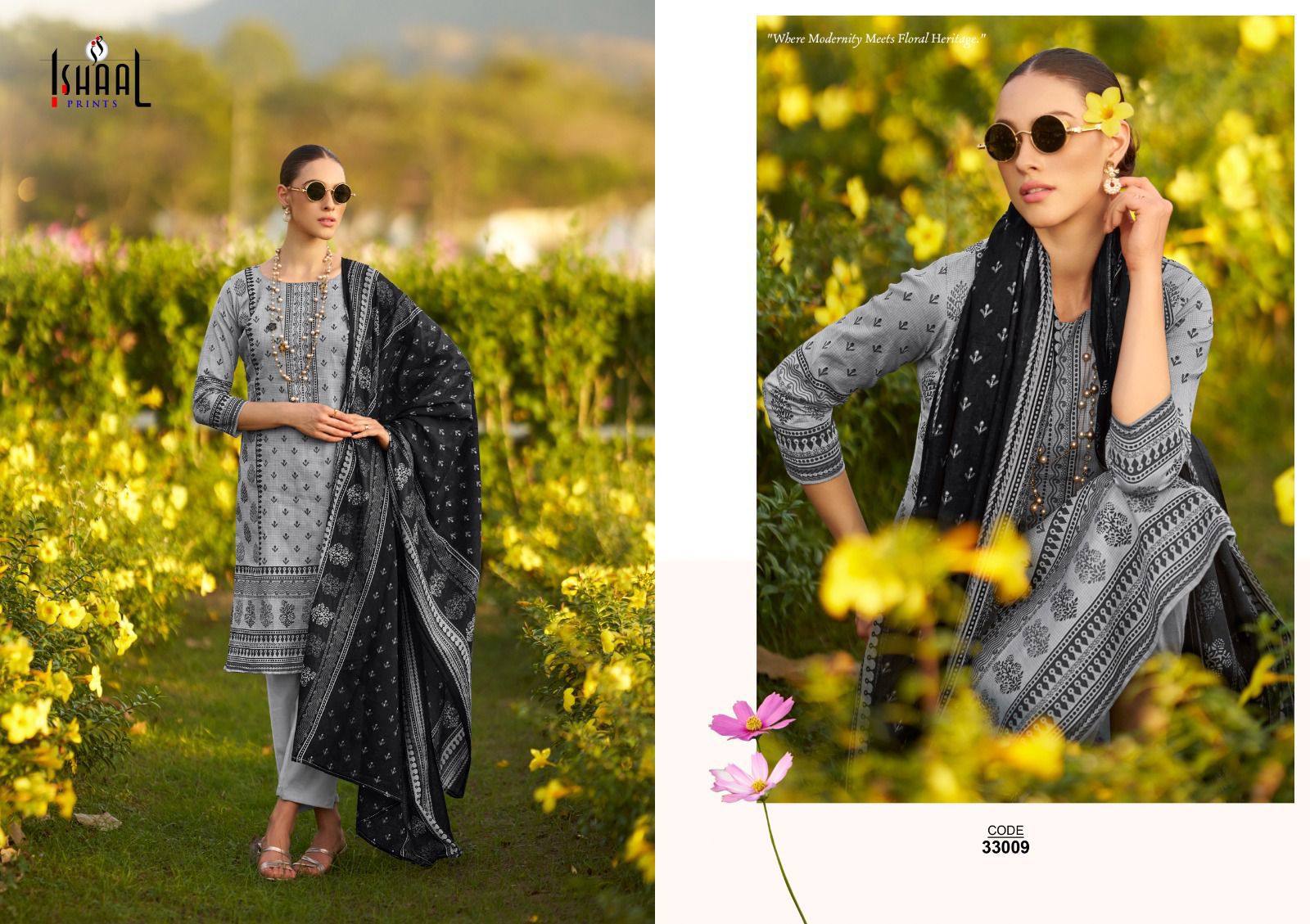 ISHAAL PRINTS GULMOHAR VOL 33 COTTON PRINTED SUITS