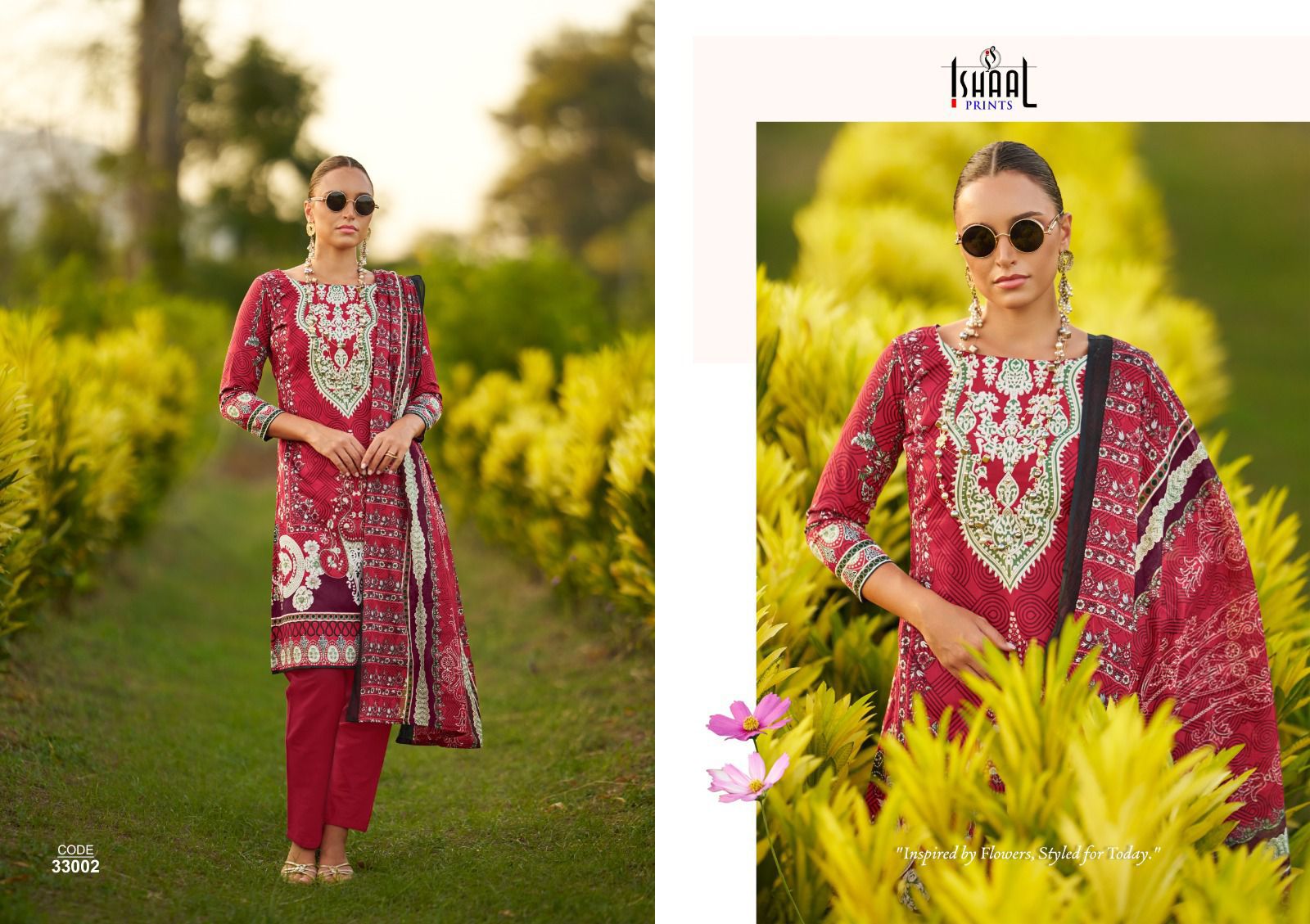 ISHAAL PRINTS GULMOHAR VOL 33 COTTON PRINTED SUITS