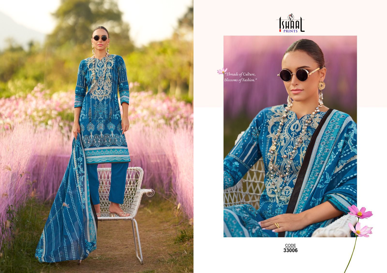 ISHAAL PRINTS GULMOHAR VOL 33 COTTON PRINTED SUITS