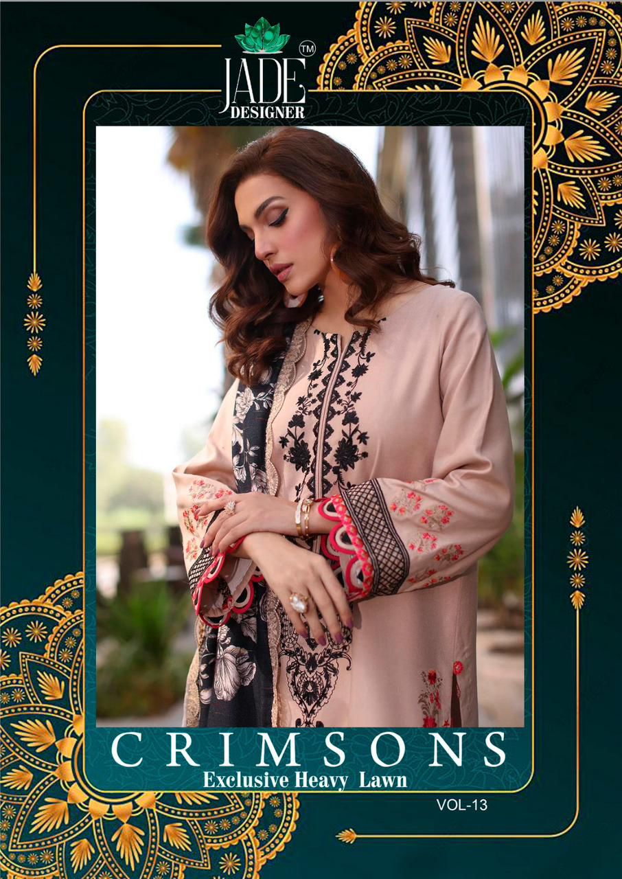 JADE CRIMSONS VOL 13 HEAVY EXCLUSIVE COTTON SUITS