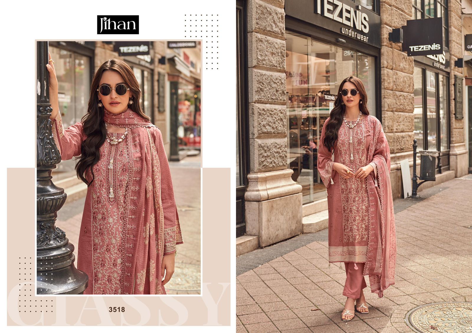 JIHAN BIN SAEED VOL 14 LAWN COLLECTION SUITS