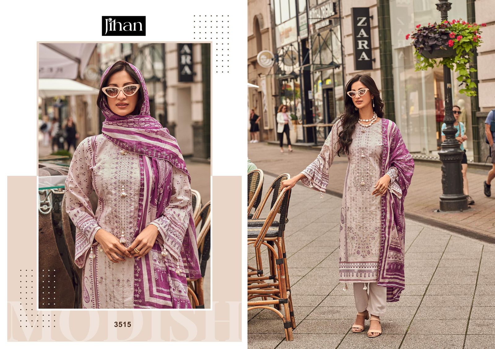 JIHAN BIN SAEED VOL 14 LAWN COLLECTION SUITS