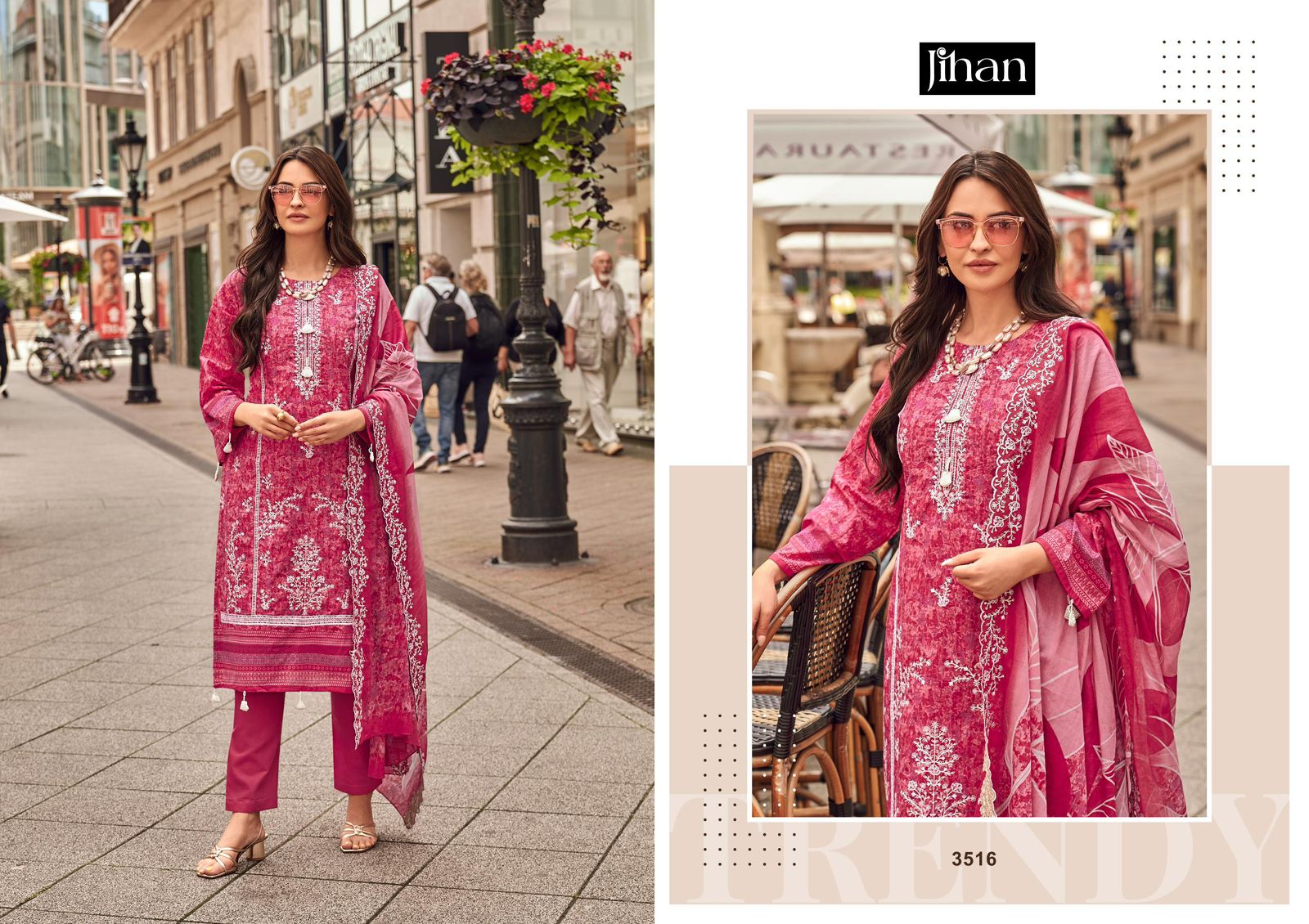 JIHAN BIN SAEED VOL 14 LAWN COLLECTION SUITS