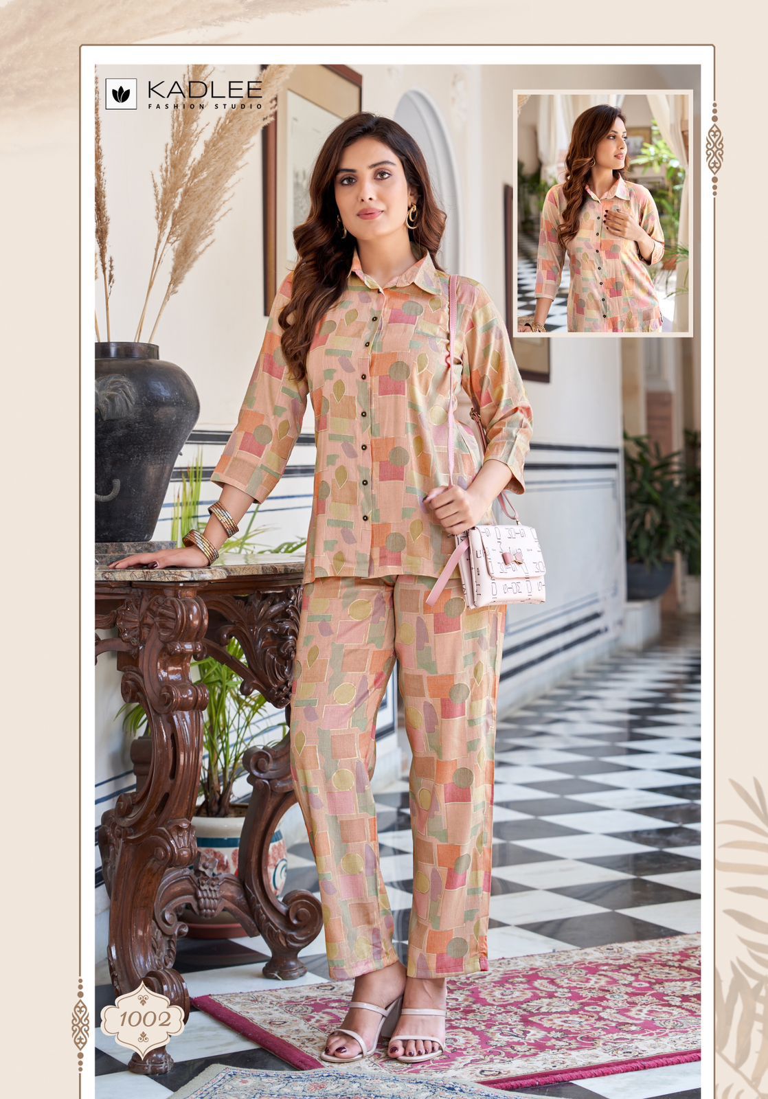 KADLEE GLORY READYMADE VISCOSE SLUB CO-ORD SETS