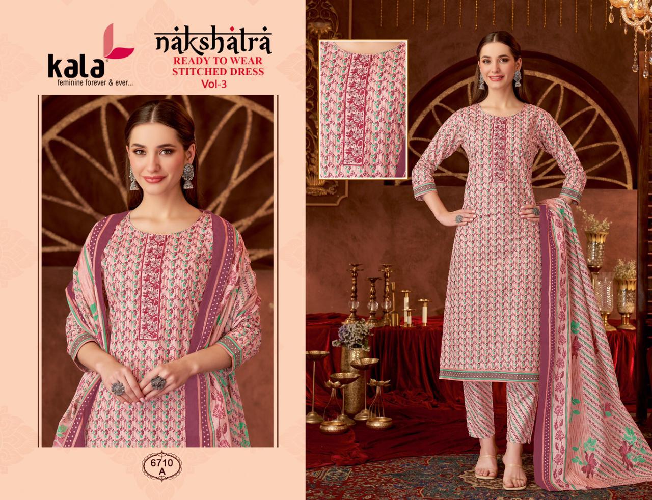 KALA NAKSHATRA VOL 3 READYMADE KURTIS SUPPLIER