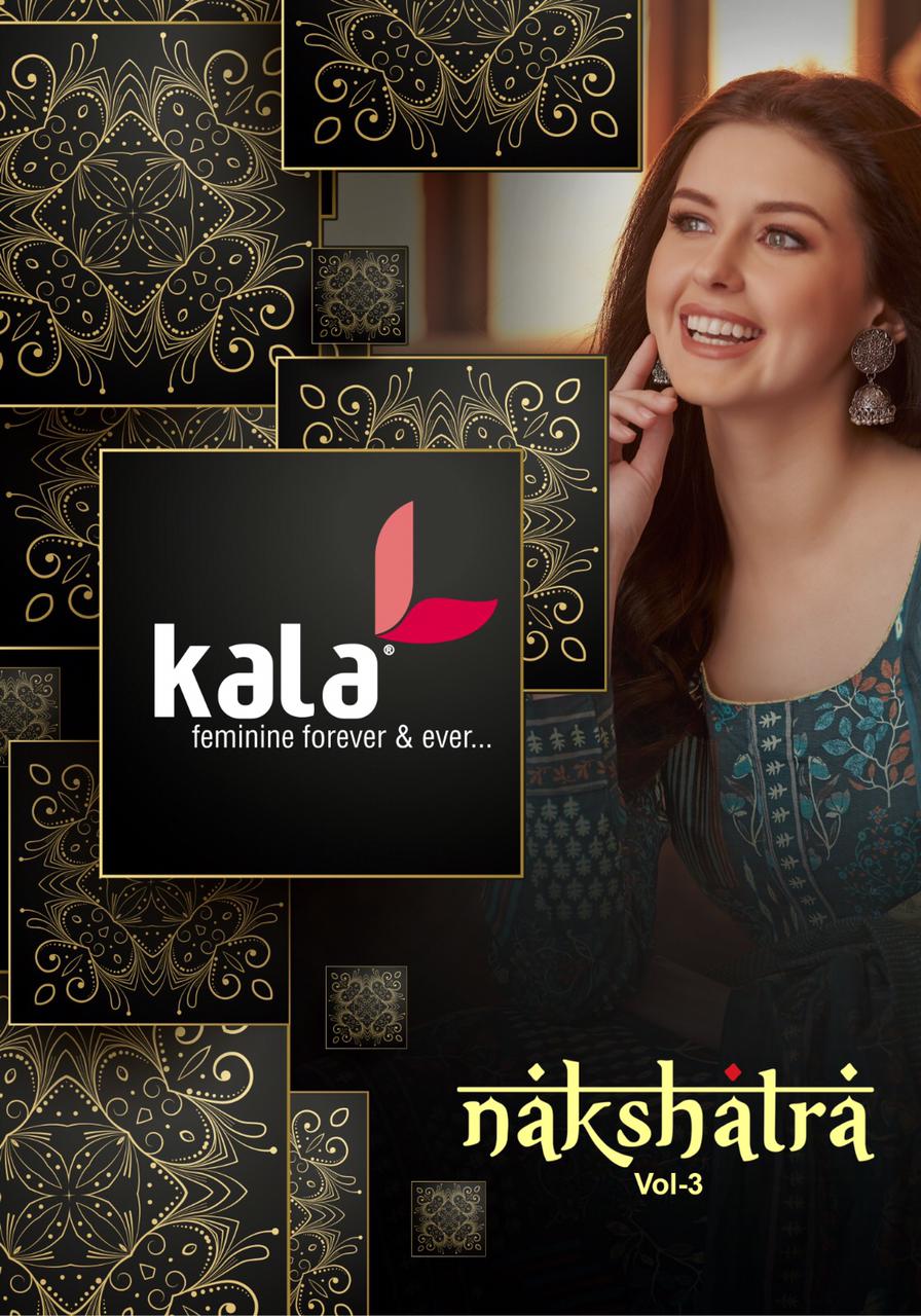 KALA NAKSHATRA VOL 3 READYMADE KURTIS SUPPLIER