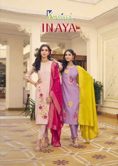 KARISSA INAYA HEAVY VISCOSE READYMADE KURTI CATALOGUE