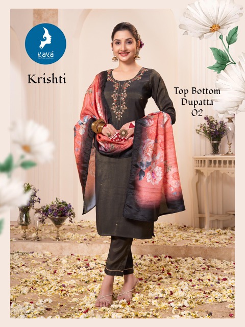 KAYA KURTI KRISHTI ROMAN SHIMMER READYMADE KURTI