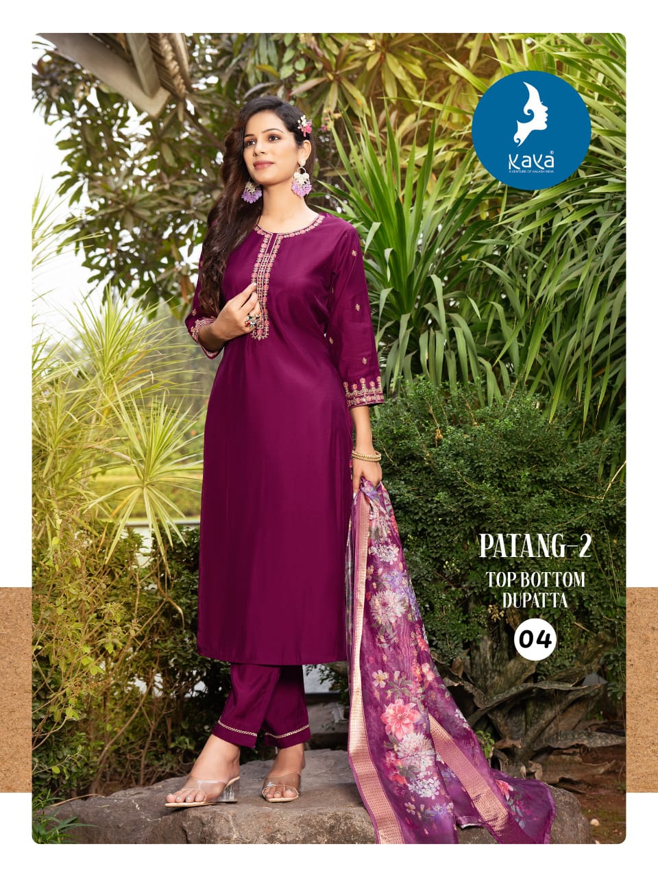 KAYA KURTI PATANG VOL 2 ROMAN SILK READYMADE KURTI