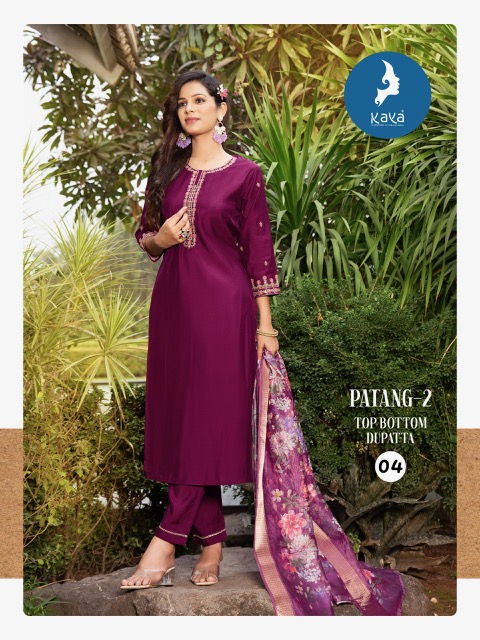 KAYA KURTI PATANG VOL 2 ROMAN SILK READYMADE KURTI