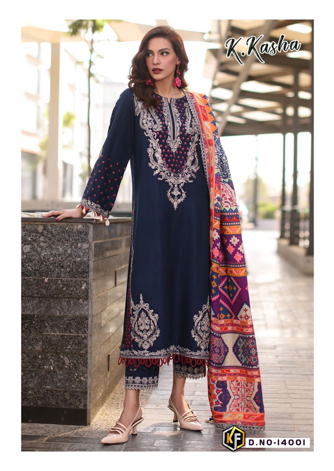 KEVAL FAB K KASHA VOL 14 COTTON KARACHI SUITS