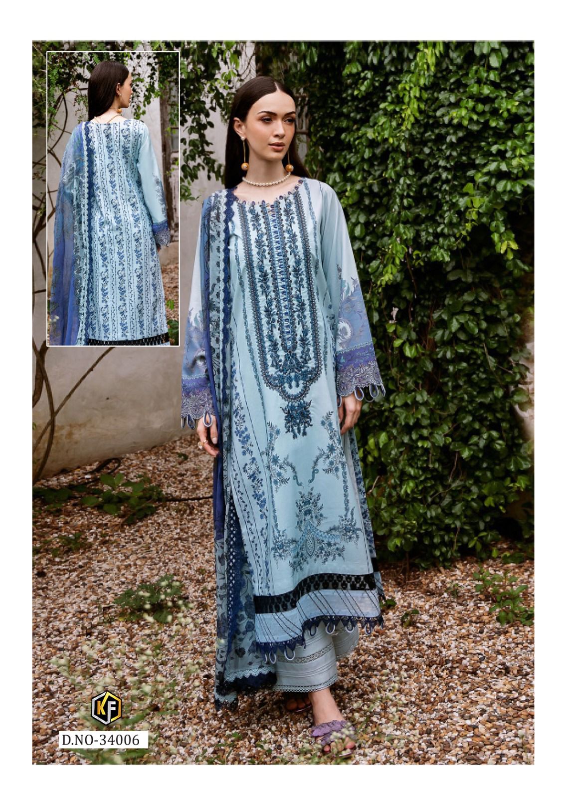 KEVAL FAB MARIA B VOL 34 READYMADE COTTON SUITS