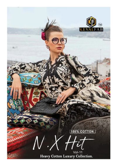 KEVAL FAB N X HIT VOL 11 LUXURY LAWN COLLECTION SUIT