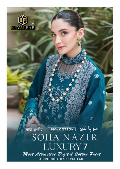 KEVAL FAB SOHA NAZIR VOL 7 LUXURY LAWN COLLECTION