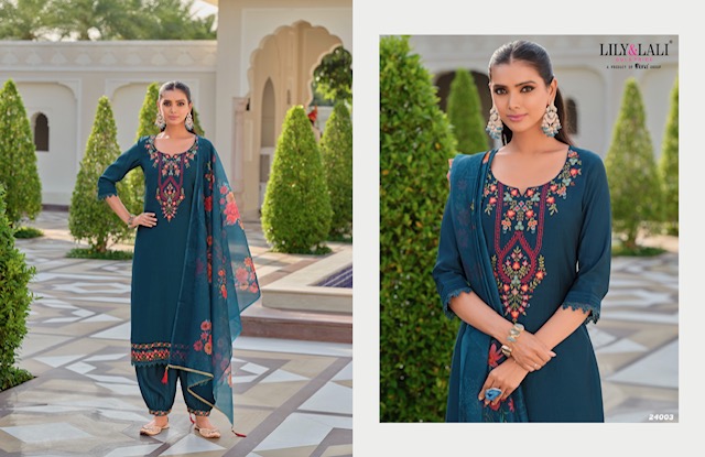 LILY & LALI AFGHANI VOL 5 EMBROIDERY READYMADE KURTI