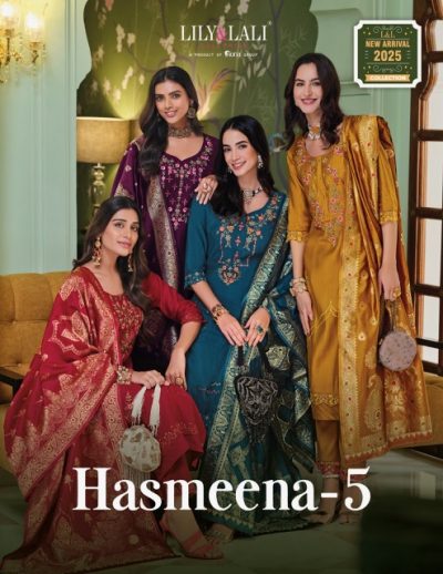 LILY & LALI HASMEENA VOL 5 HANDWORK KURTIS CATALOG