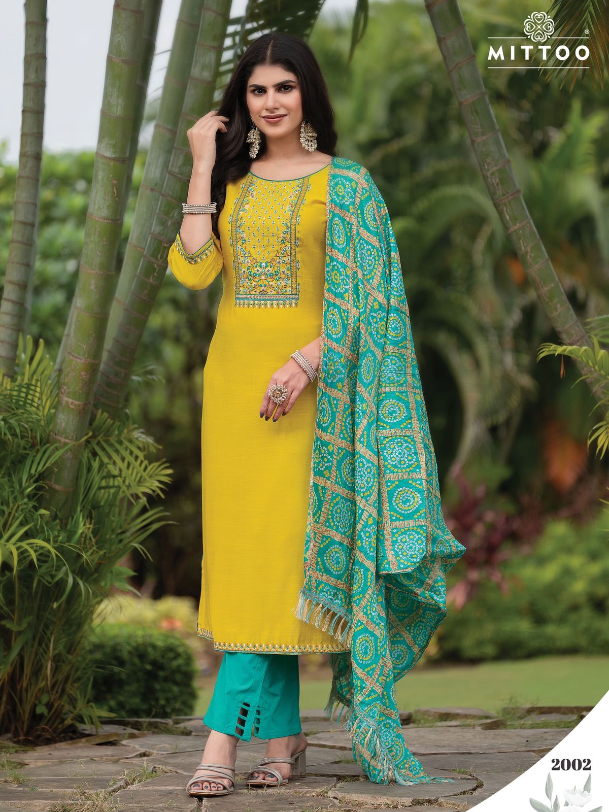 MITTOO AARADHNA VISCOSE EMBROIDERY READYMADE KURTI