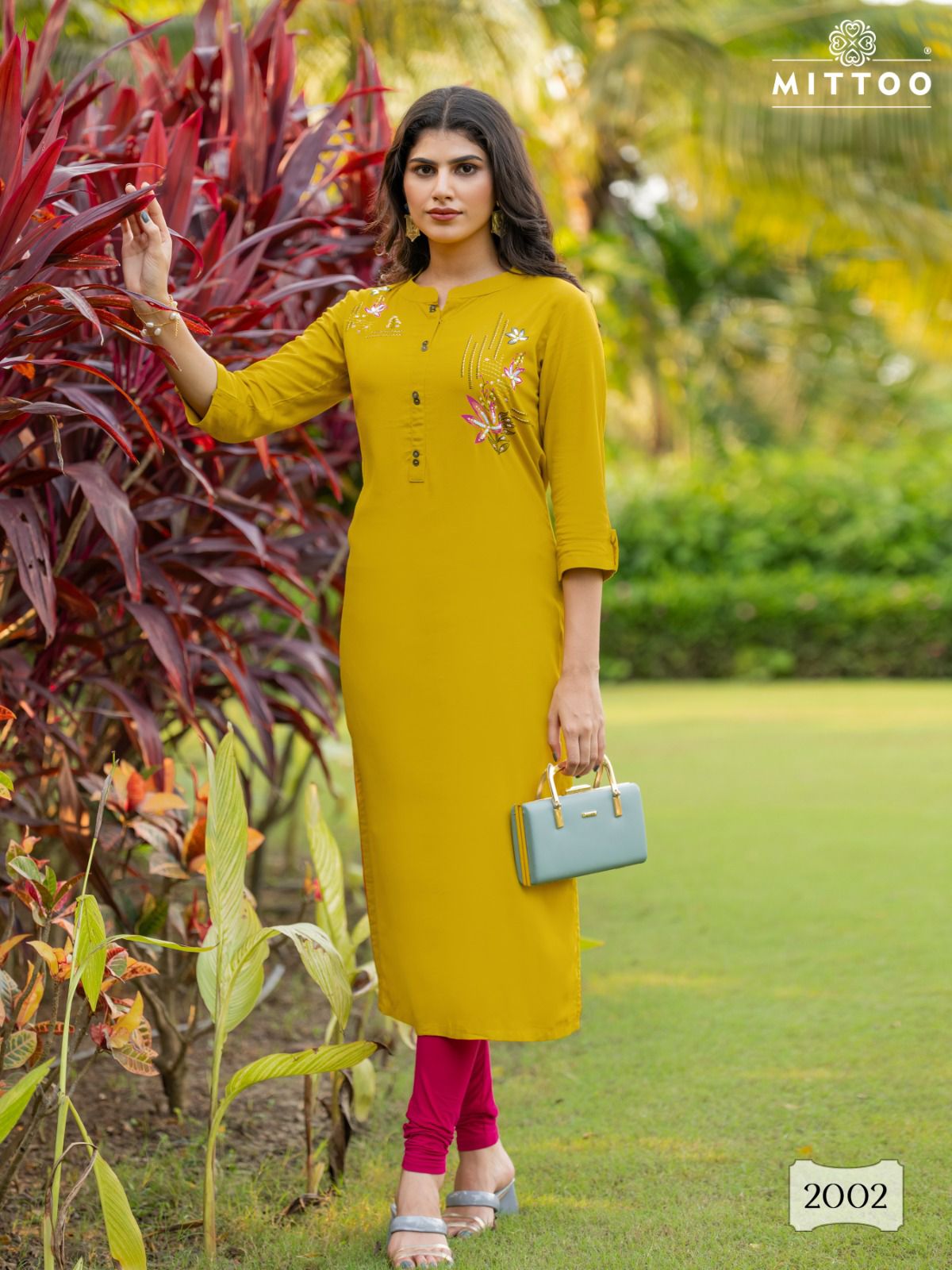 MITTOO EXOTICA REYON HANDWORK KURTIS CATALOG