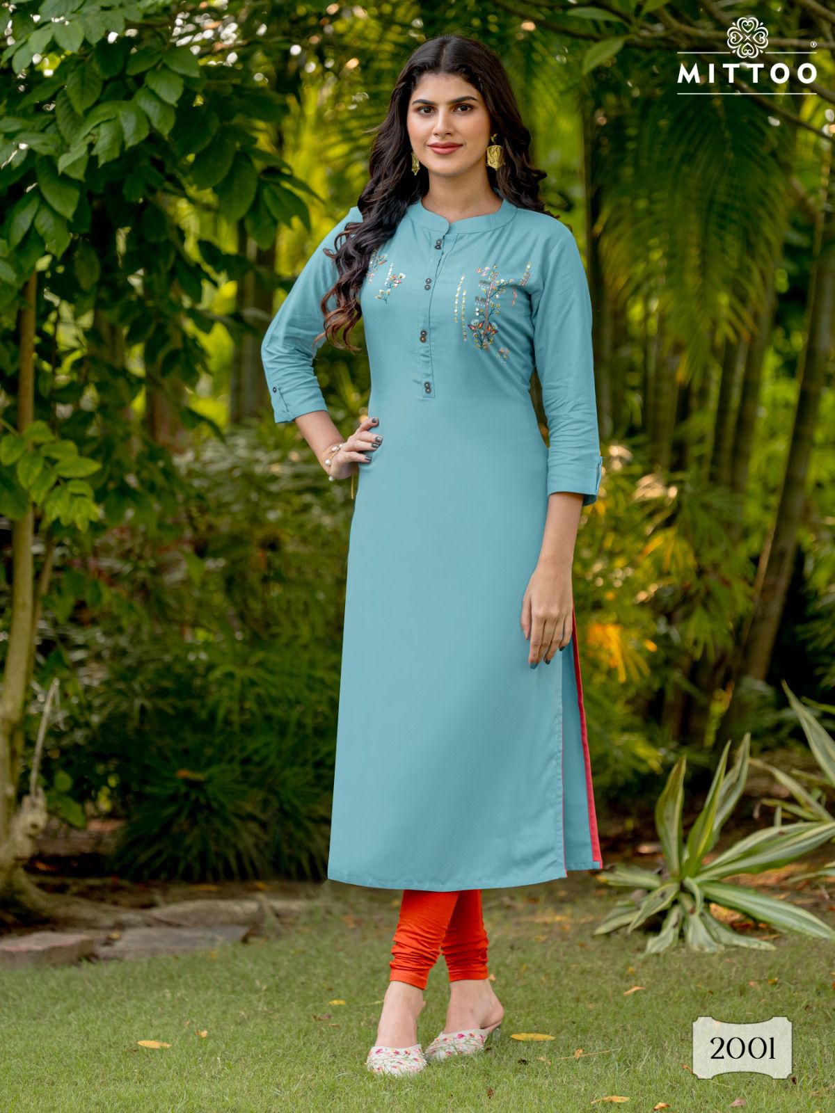 MITTOO EXOTICA REYON HANDWORK KURTIS CATALOG