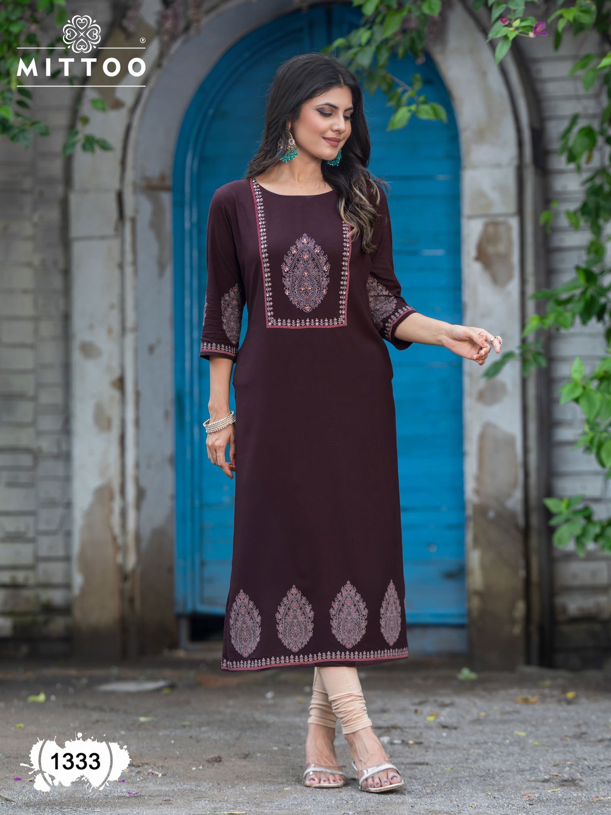 MITTOO PALAK VOL 39 RAYON EMBROIDERY KURTI