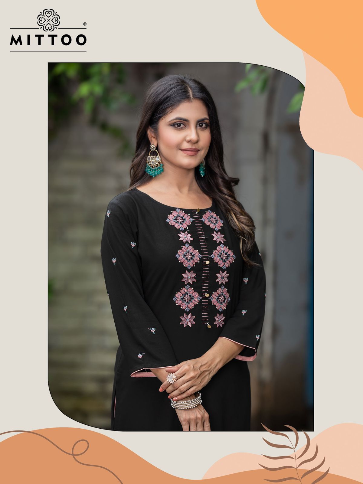 MITTOO PALAK VOL 39 RAYON EMBROIDERY KURTI