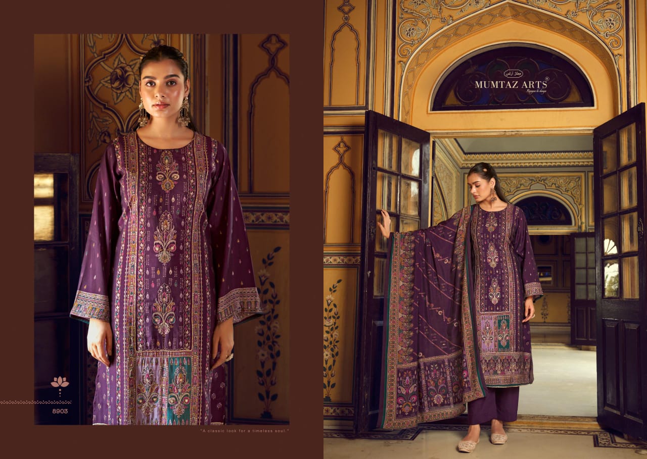 MUMTAZ ARTS AAFREEN VISCOSE SUITS WHOLESALER