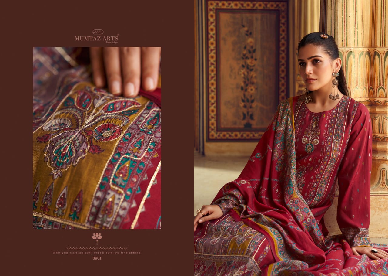 MUMTAZ ARTS AAFREEN VISCOSE SUITS WHOLESALER