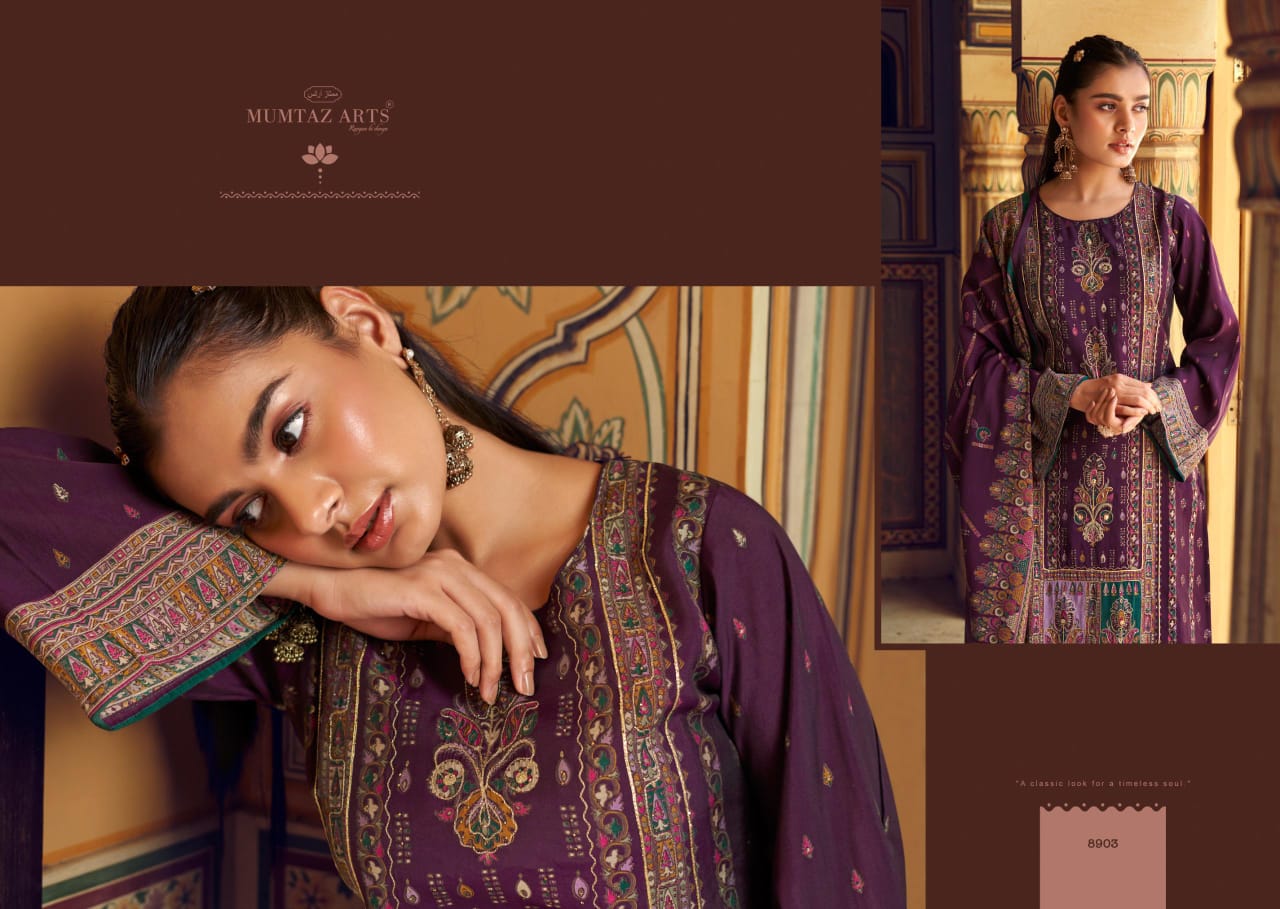 MUMTAZ ARTS AAFREEN VISCOSE SUITS WHOLESALER