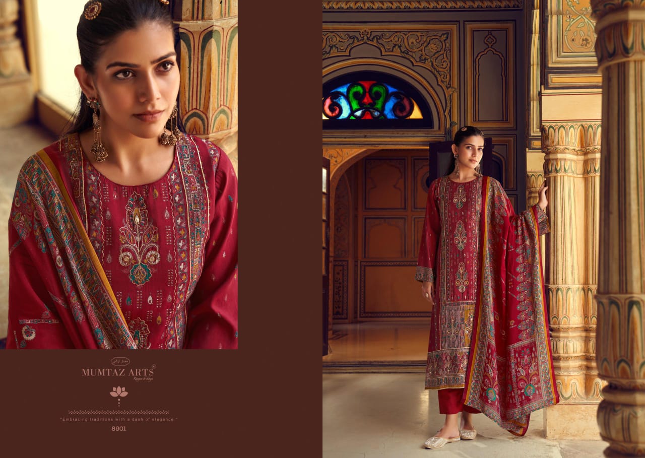 MUMTAZ ARTS AAFREEN VISCOSE SUITS WHOLESALER