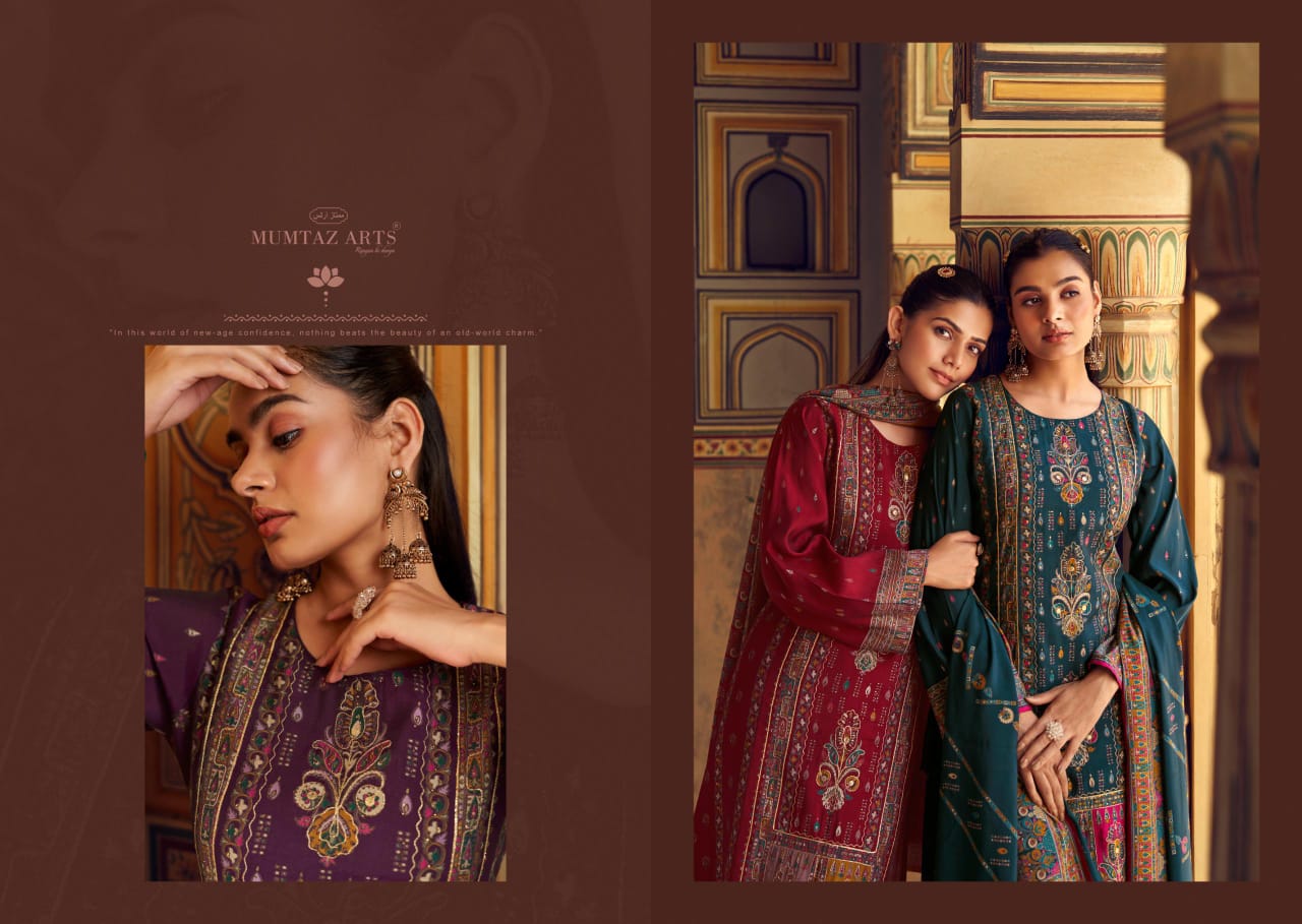 MUMTAZ ARTS AAFREEN VISCOSE SUITS WHOLESALER