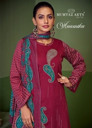 MUMTAZ ARTS ANAMIKA PURE JAM SILK SUITS CATALOG