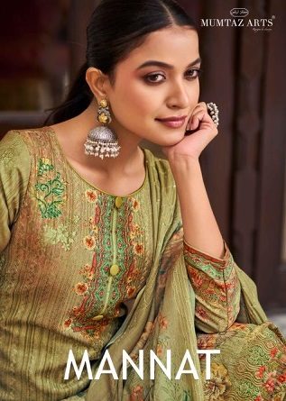 MUMTAZ ARTS MANNAT JAM SATIN SUITS SUPPLIER