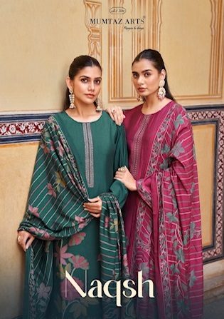 MUMTAZ ARTS NAQSH VISCOSE PRINTED SUITS WHOLESALER