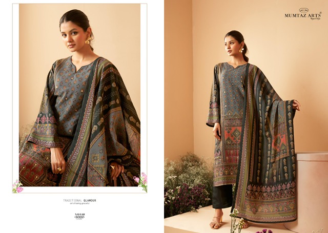 MUMTAZ ARTS NAYAAB VOL 3 VISCOSE MUSLIN SUITS