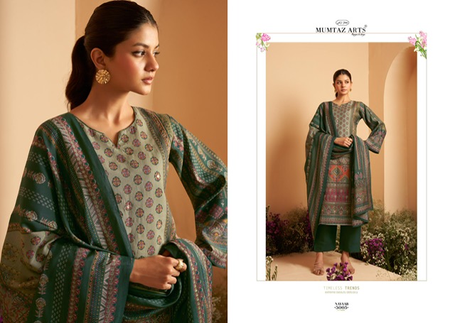 MUMTAZ ARTS NAYAAB VOL 3 VISCOSE MUSLIN SUITS