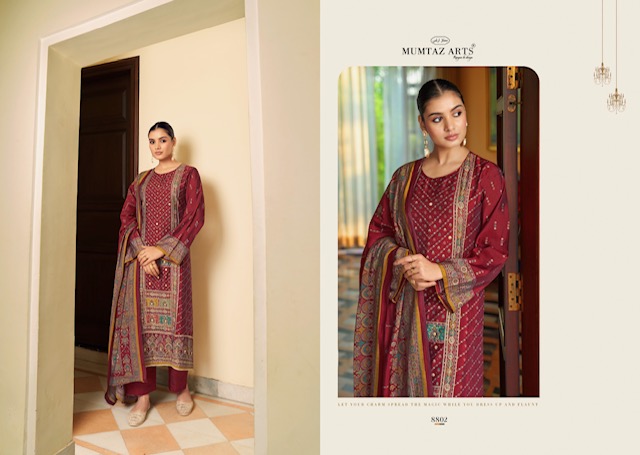 MUMTAZ ARTS RANG MUNCH VISCOSE DIGITAL PRINT SUITS